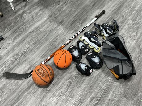 LOT OF MISC SPORTING GOODS