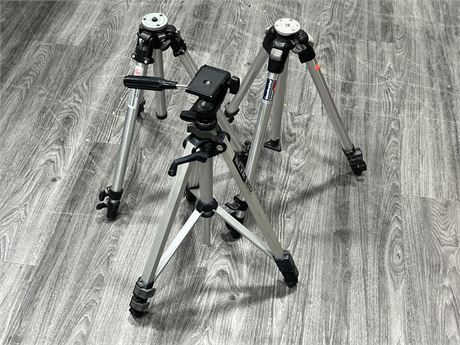 LOT OF 3 TRIPODS
