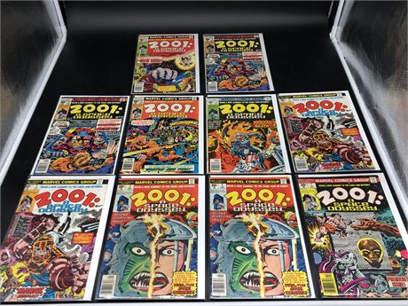 10 MISC 2001: A SPACE ODYSSEY COMICS