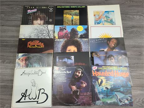 15 MISC. RECORDS (good condition)