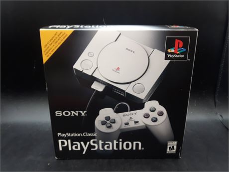 SONY PLAYSTATION CLASSIC CONSOLE - CIB - EXCELLENT CONDITION