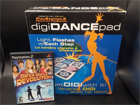 DISNEY DDR WITH DANCE PAD - EXCELLENT CONDITION - PS2