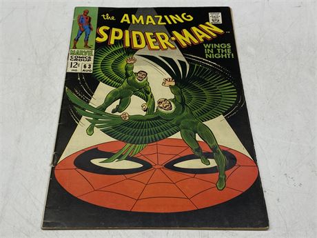 THE AMAZING SPIDER-MAN #63 (PARTIALLY DETACHED COVER)