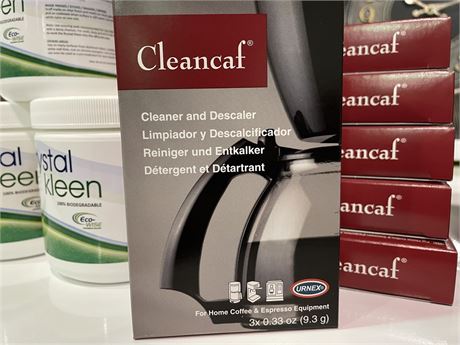 6 BOXES OF CLEANCAF (COFFEE MACHINE CLEANER)