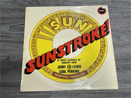 JERRY LEE LEWIS/CARL PERKINS ‘SUNSTROKE’ LP ALBUM