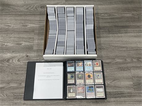 MAGIC THE GATHERING COLLECTION 5000+ CARDS - SEE PHOTOS FOR OTHER SPECS