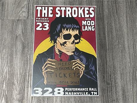 THE STROKES POSTER (12”X18”)