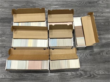 7 BOXES OF 90s MLB CARDS