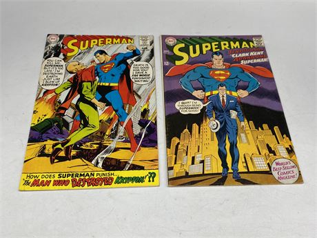 SUPERMAN #201 & #205