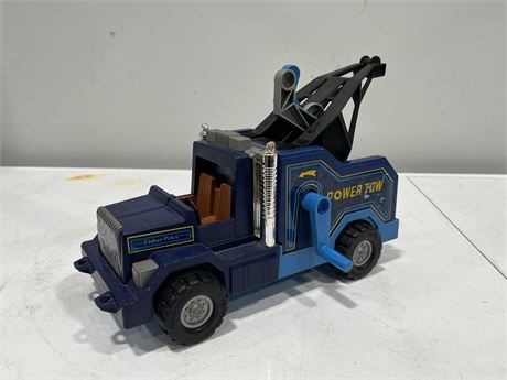 VINTAGE FISHER PRICE POWER TOW TRUCK (13.5”)