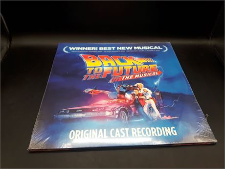 SEALED - BACK TO THE FUTURE - THE MUSICAL ORGINAL CAST RECORDINGS - VINYL