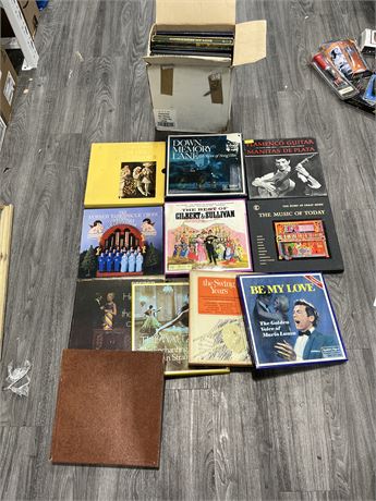 LOT OF RECORD BOX SETS - CONDITION VARIES