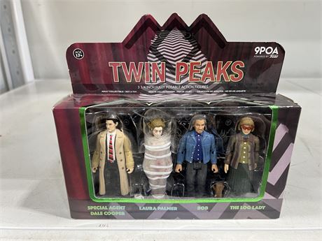 SEALED TWIN PEAKS ACTION FIGURES IN PACKAGE - SEE SOLD COMPS