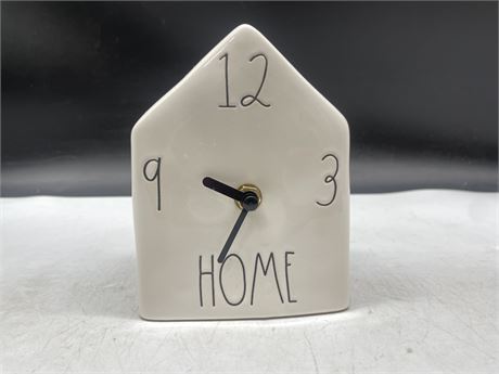 RAE DUNN BIRDHOUSE CLOCK 2019 “HOME”