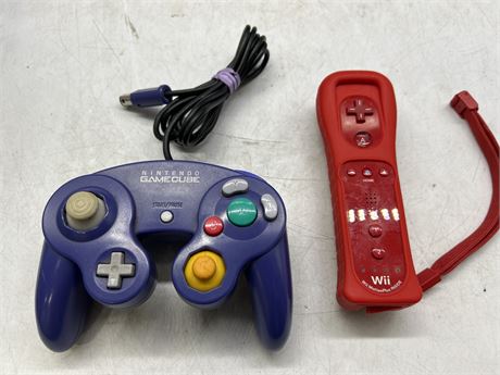 GAMECUBE CONTROLLER AND WII REMOTE