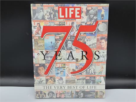 NEW LARGE COLLECTABLES LIFE 75 YEARS BOOK WITH COLLECTABLE MAGAZINES