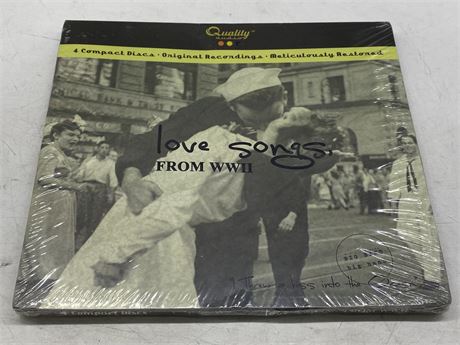 SEALED LOVE SONGS FROM WW2 4 DISC SET