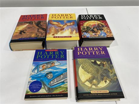 5 HARRY POTTER BOOKS