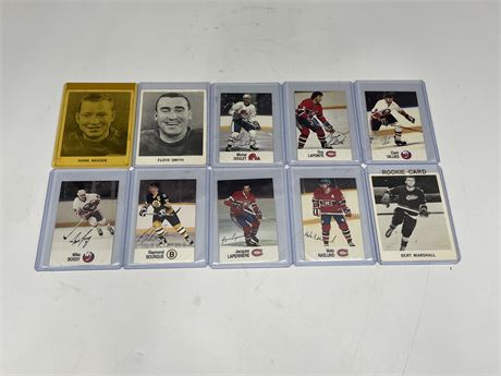 1965 NHL COCA COLA CARDS W/ 7 ESSO CARDS
