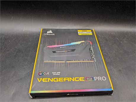 SEALED - CORSAIR VENGEANCE RGB PRO 32GB (2x16GB) DDR4 3200
