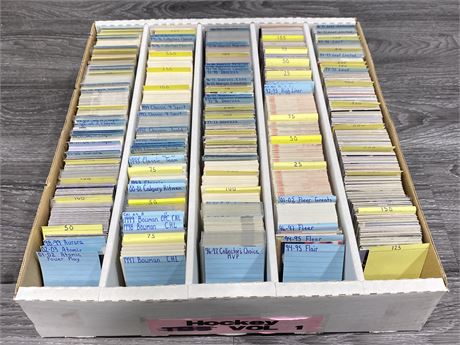 BOX OF HOCKEY CARDS (Mostly 90s)
