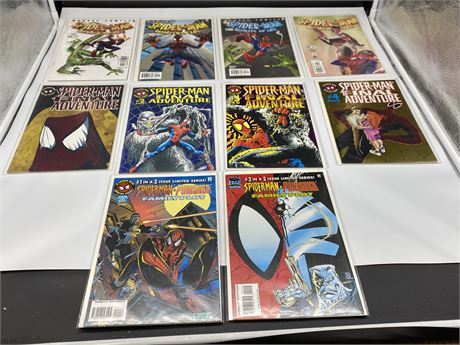 3 COMPLETE SPIDER-MAN SETS (Quality of life, Final adventure, & Family plot)