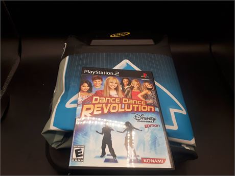 DANCE DANCE REVOLUTION DISNEY WITH DANCE PAD - VERY GOOD CONDITION - PS2