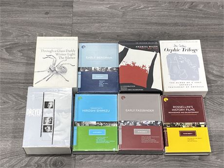 8 CRITERION COLLECTION DVD SETS