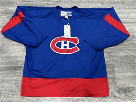MONTREAL CANADIANS JERSEY W/TAGS SIZE XL