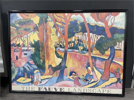 ORIGINAL 1991 ANDRE DERAIN THE TURNING ROAD FROM MET MUSEUM POSTER 40”x29”