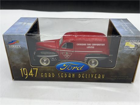 LIMITED EDITION CANADIAN TIRE DIECAST IN BOX - 1947 FORD SEDAN