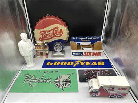 LOT OF MISC COLLECTABLES - SOME VINTAGE / SOME REPRODUCTION