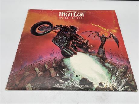 MEAT LOAF - BAT OUT OF HELL - VG+