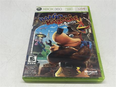 BANJO-KAZOOIE NUTS & BOLTS - XBOX 360 - EXCELLENT CONDITION W/INSTRUCTIONS