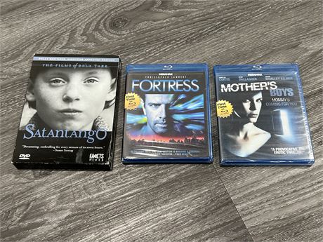 3 RARE OUT OF PRINT BLU RAYS - 2 SEALED