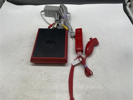 RED WII MINI COMPLETE