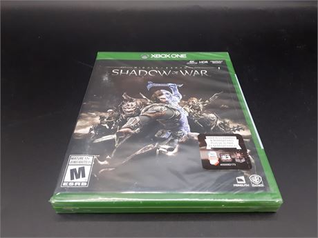 NEW - MIDDLE EARTH SHADOW OF WAR - XBOX ONE