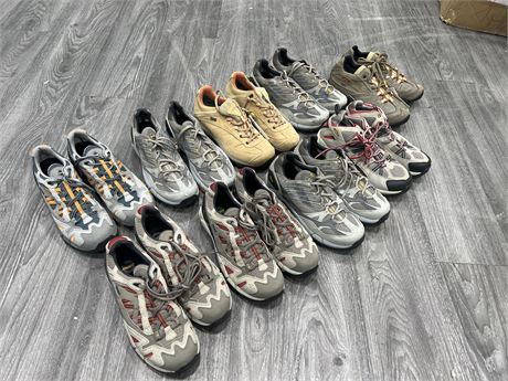 10 NEW GORE-TEX ASOLO LADIES HIKING / OUTDOORS SHOES - ALL APPRX SIZE 6-7