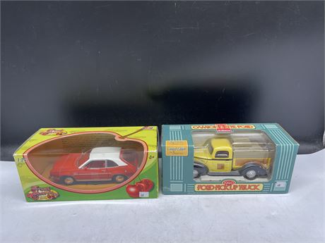 2 NEW 1/24 & 1/25 SCALE DIE CAST CAR / TRUCK