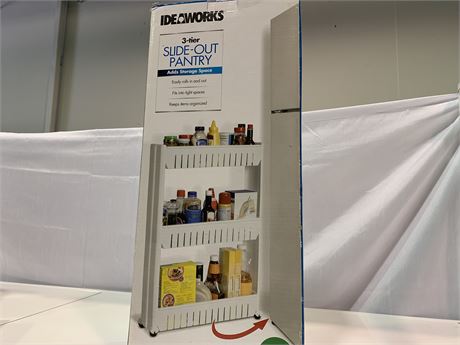 IDEAWORKS SLIDE OUT 3-TIER PANTRY