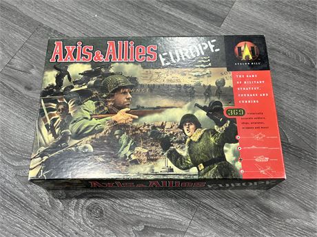 AXIS & ALLIES EUROPE BOARD GAME