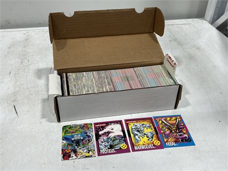 BOX OF 1992 MARVEL XMEN CARDS