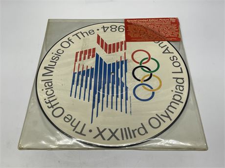 1984 OLYMPICS PICTURE DISK - NEAR MINT (NM)