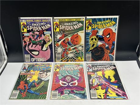 6 THE AMAZING SPIDER-MAN COMICS