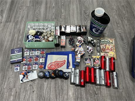 LOT OF NHL COLLECTABLES
