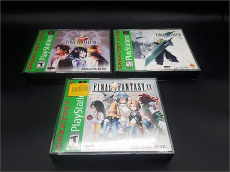 COLLECTION OF FINAL FANTASY GAMES - PLAYSTATION ONE