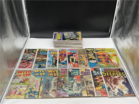 LOT OF 1960’s / 70’s DC MYSTERY/ HORROR COMICS