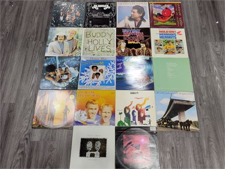 18 MISC RECORDS  (Most in good condition)