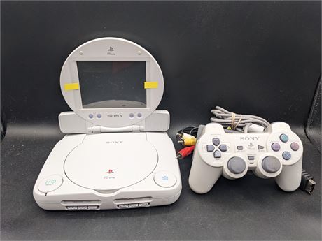 ULTRA RARE - PLAYSTATION ONE CONSOLE WITH FLIP UP SCREEN - SCPH 101