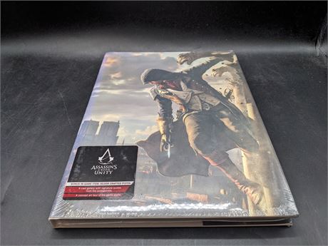 SEALED - ASSASSINS CREED UNITY COLLECTORS EDITION HARDCOVER GUIDE BOOK